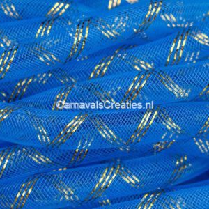 Tube Koningsblauw/goud streep