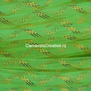 Tube Lime groen-goud smalle strepen