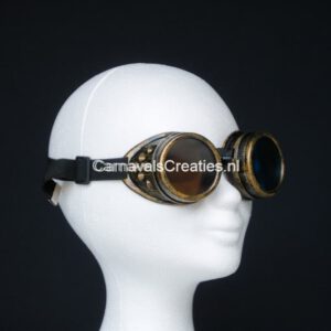 Steampunk goggle goud