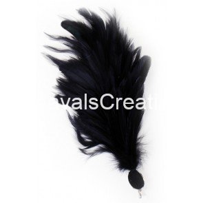 Verenpluim zwart