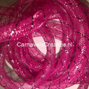 Tube rose met zilveren streep