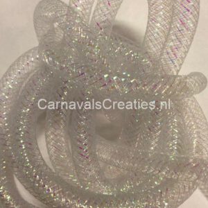 Tube zilver metallic iriserend