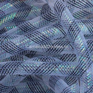 Tube zwart metallic iriserende strepen